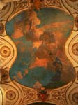 Peinture au plafond de l'escalier :)